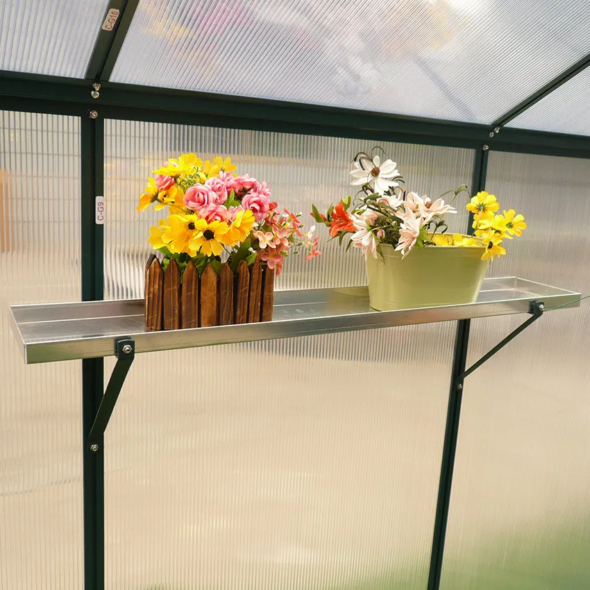Étagère aluminium pour Serre polycarbonate