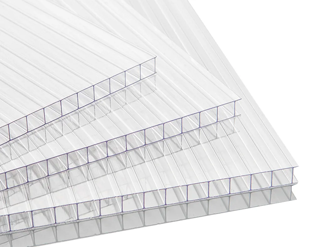 Lot de 5 plaques de polycarbonate 6mm pour serre de jardin