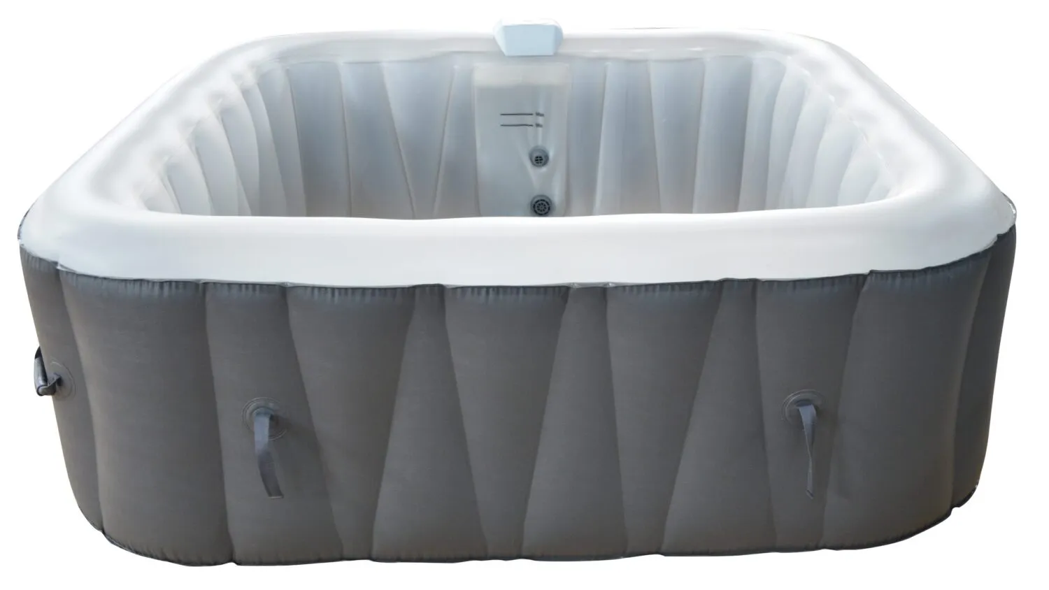 Spa Gonflable Carré 4 Places Avec Éclairage LED