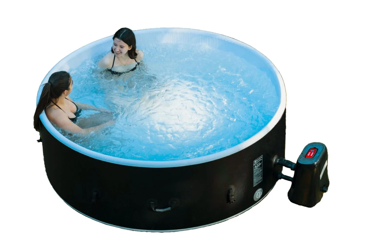 Spa Gonflable Rond Ospazia Dropstitch 4 6 Personnes