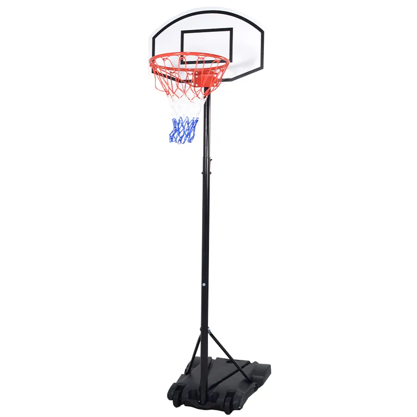 Panier De Basket Avec Ballon - Kimt - Jeu Complet Pour Enfant, Salle Ou Extérieur