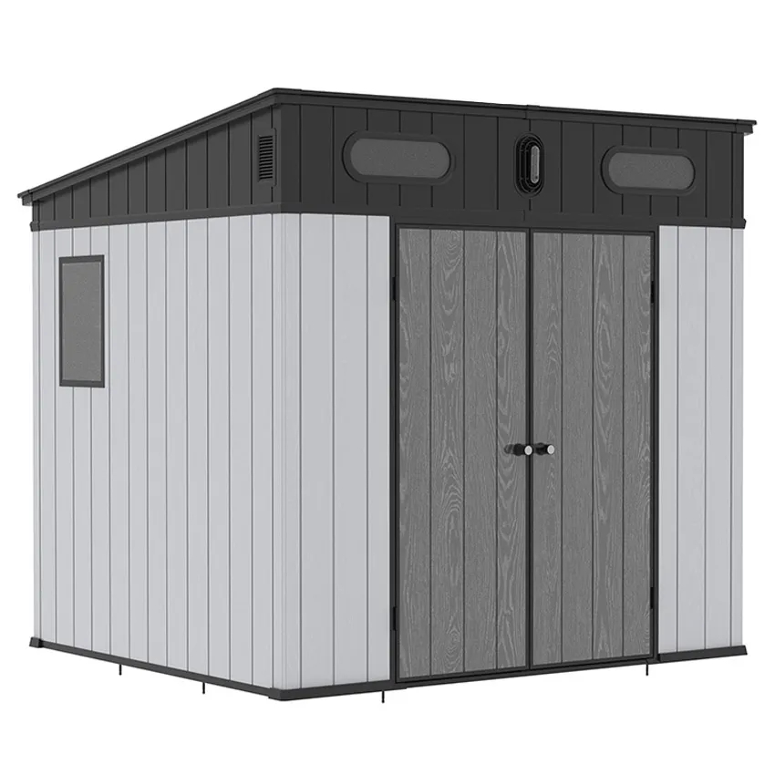 Abri de jardin en rÃ©sine 5 mÂ²   STRATFORD   Gris