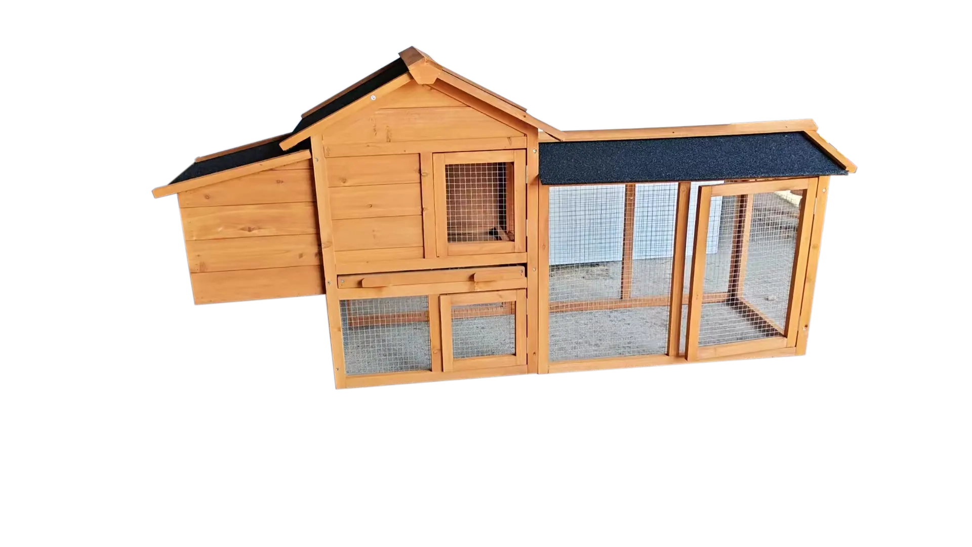 Poulailler En Bois Avec Enclos Mascotte - 5 Ã 6 Poules