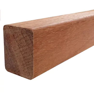 Lambourde de terrasse en bois exotique - L. 250 cm - 60 x 38 mm - 