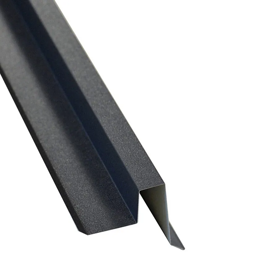 Rive universelle pour panneau tuile L. 1500 mm Gris anthracite RAL7016