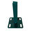 Platine de fixation pour poteau rond de clôture rigide Ø 48mm Vert - OOGarden