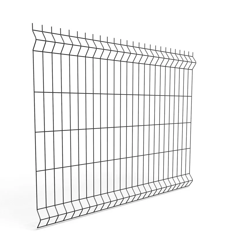 Panneau grillage rigide L. 2m x H. 153cm GRIS   Maille 200x55 mm
