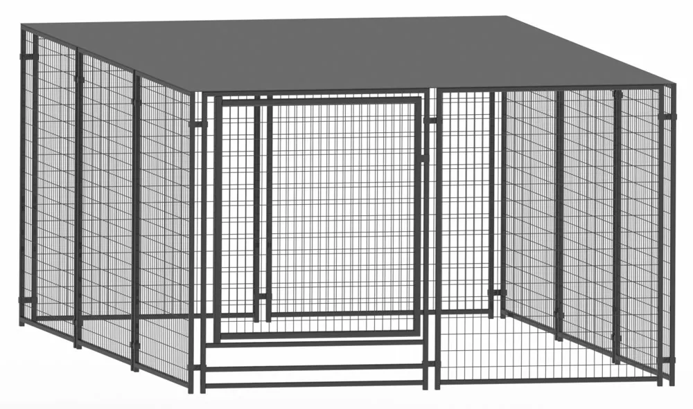 Metallzwinger 13,5 m² Sicherheit und Komfort für Ihren Hund