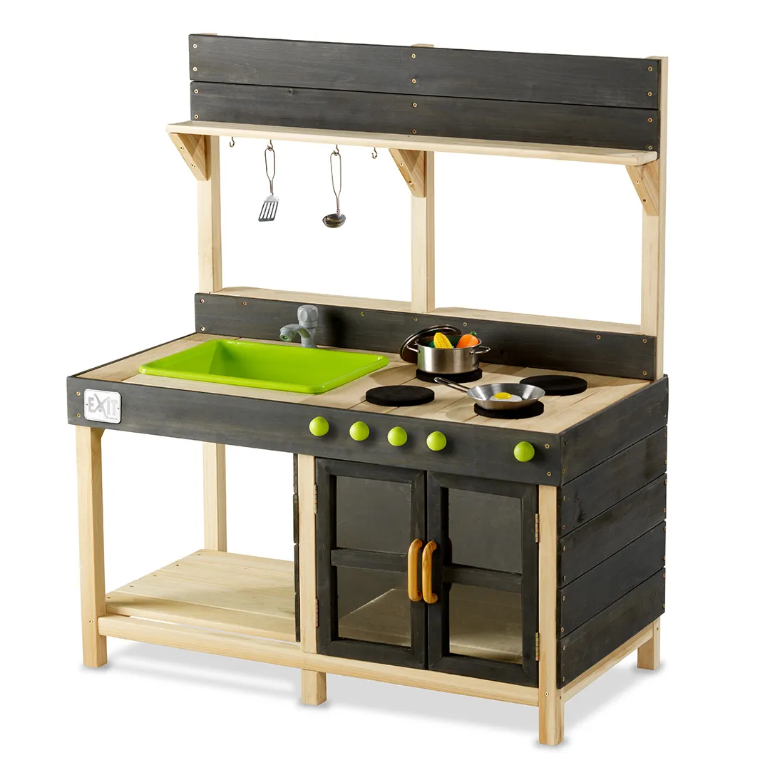 EXIT Yummy 200 Holz Outdoor Küche Backofen und Drehknöpfe