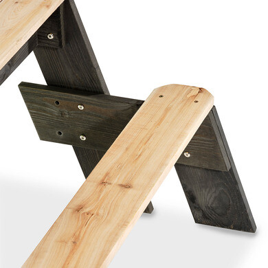 Table à Sable Et Eau EXIT Toys – Bois De Cèdre FSC – 2 Bacs + Couvercle – 69x94x50 Cm – Multi-jeux
