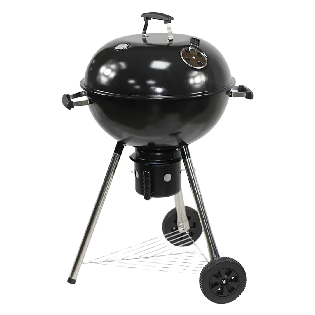 Barbecue Charbon de Bois GLOBEN Ã 54cm Avec Collecteur de Cendres