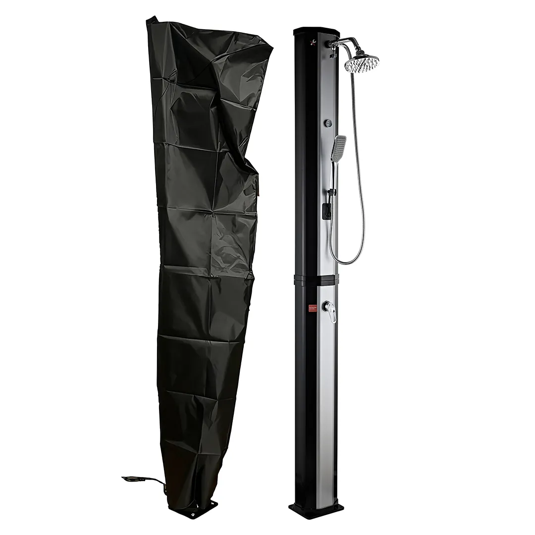 Douche Solaire 60L Octogonale -Tuyau et Pomme de douche   Housse