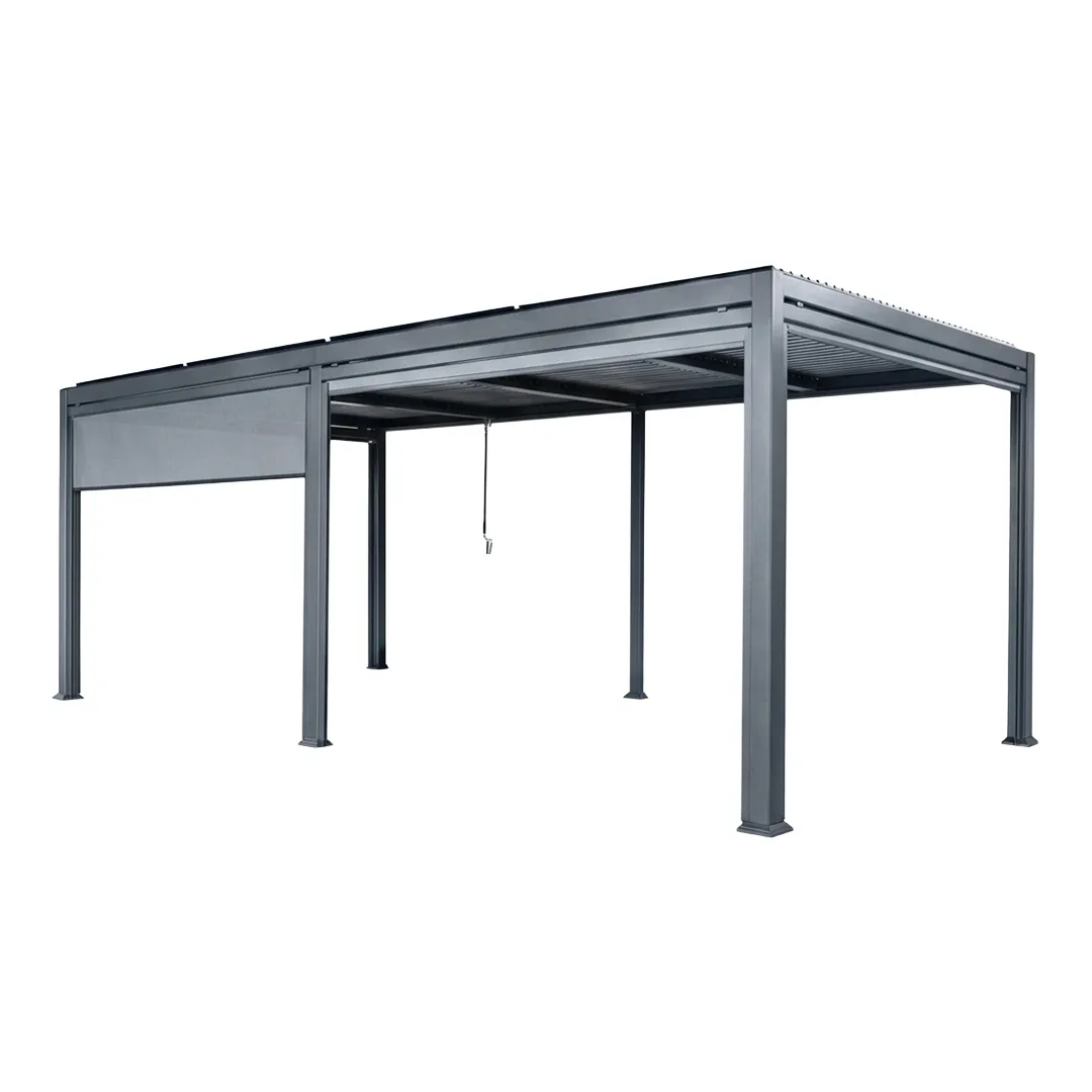Store Enrouleur 3,4m Pergola Anthracite - Protection UV Intimité