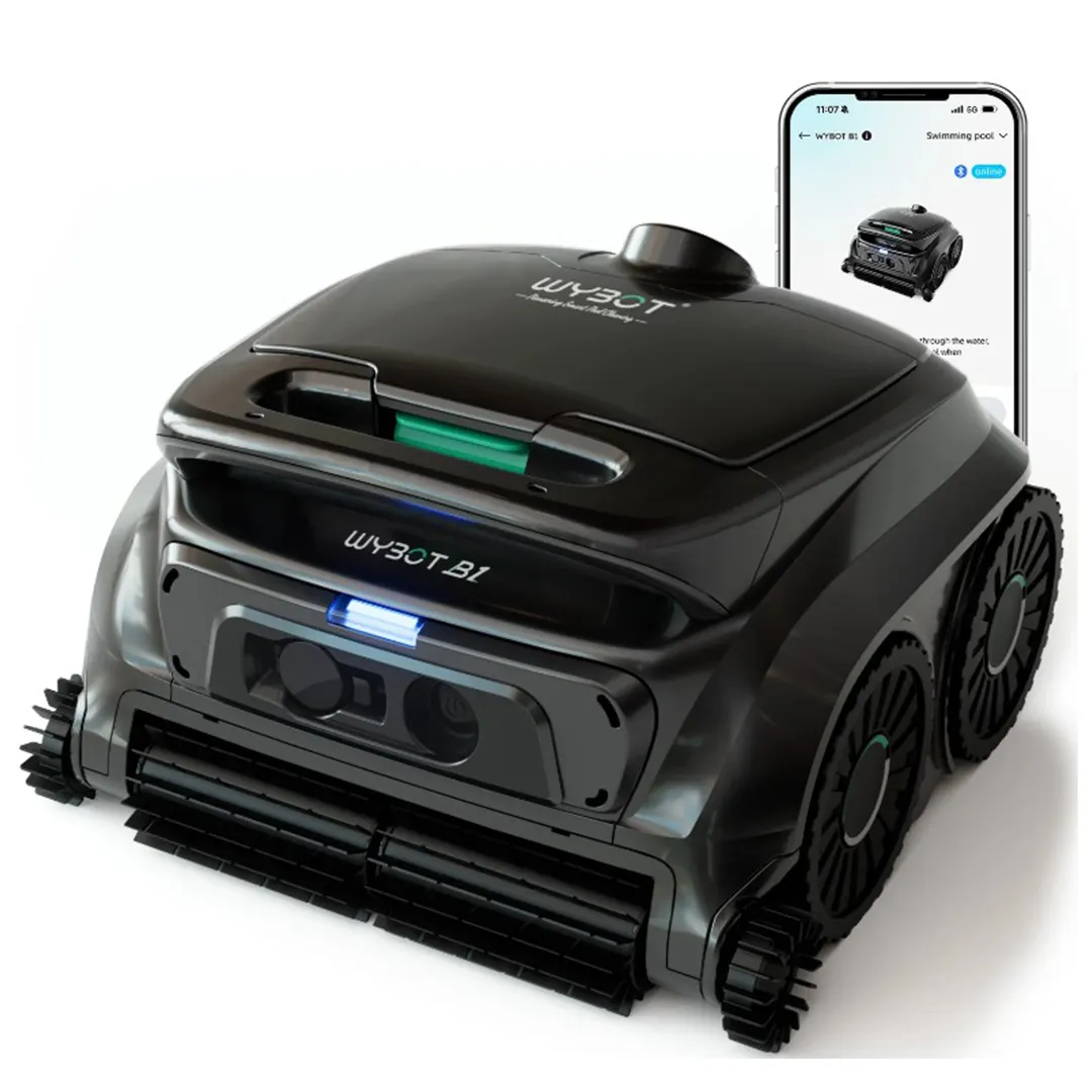 Wybot B1 Poolroboter Boden Wände Wasserlinie