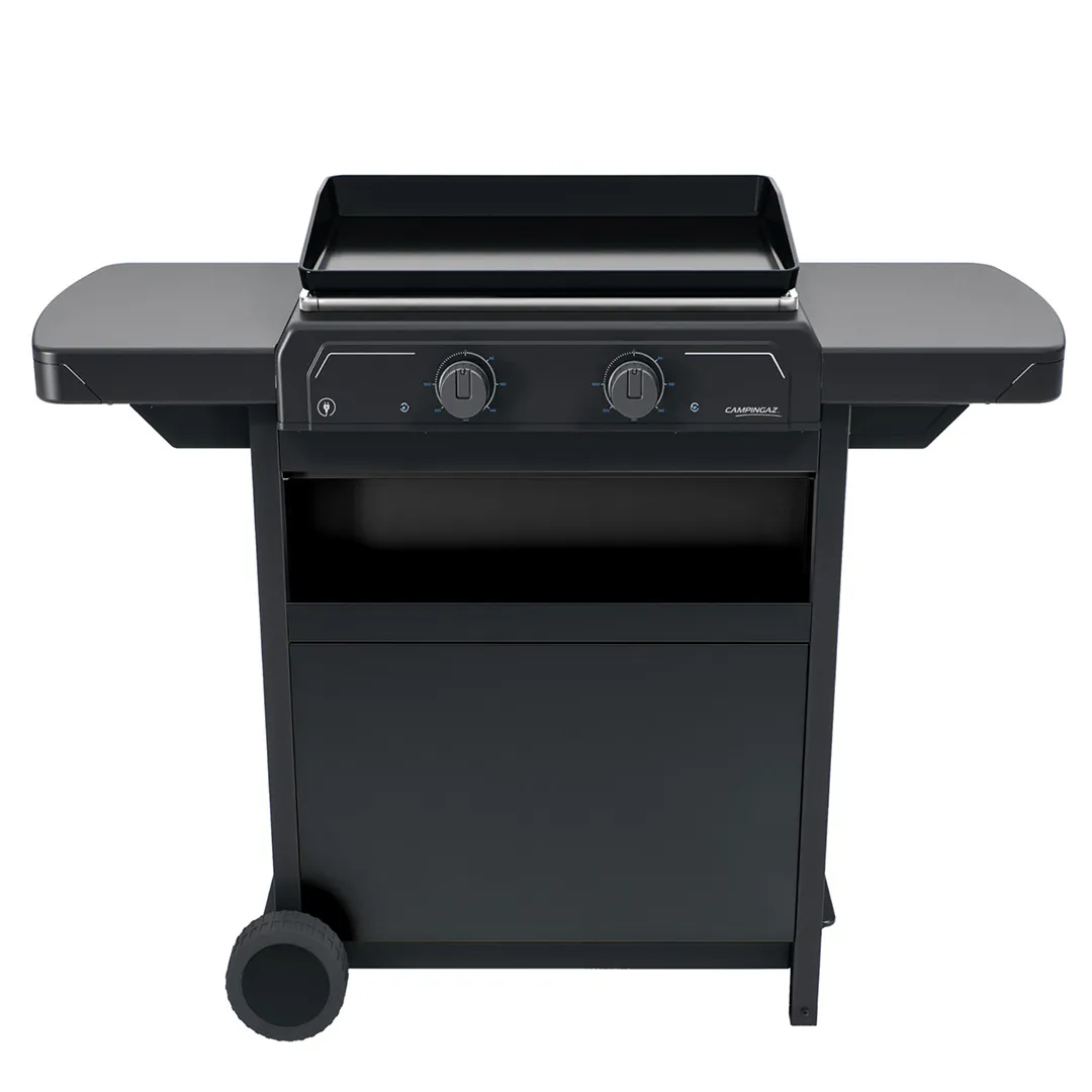 Plancha Ã©lectrique sur chariot 2 XD fonte