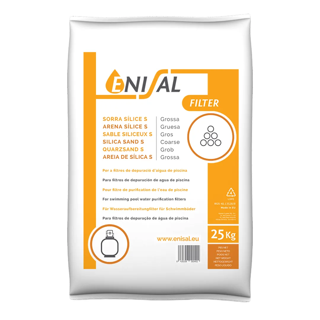 Gravier Filtration Pour Piscine 2 4 mm - Sac 25 kg