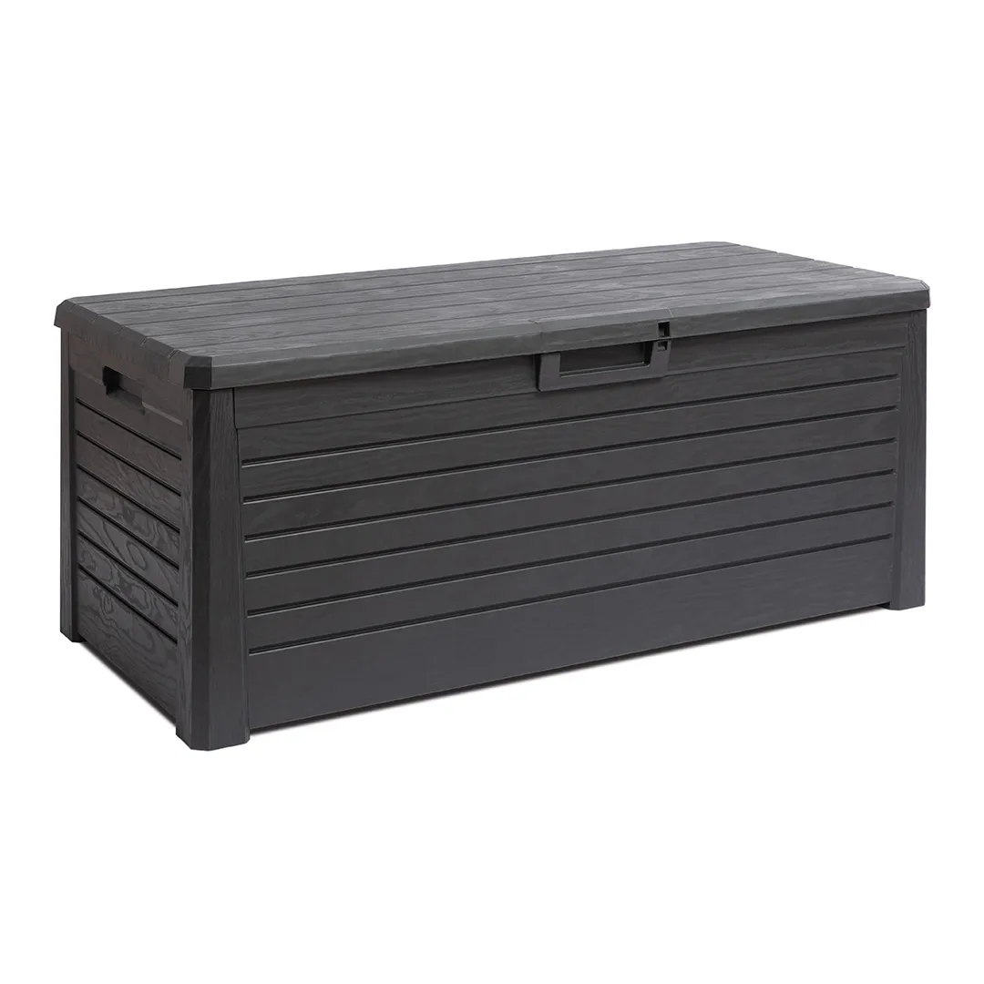 Coffre Ã  coussins FLORIDA anthracite 550 L - Banc 2 places