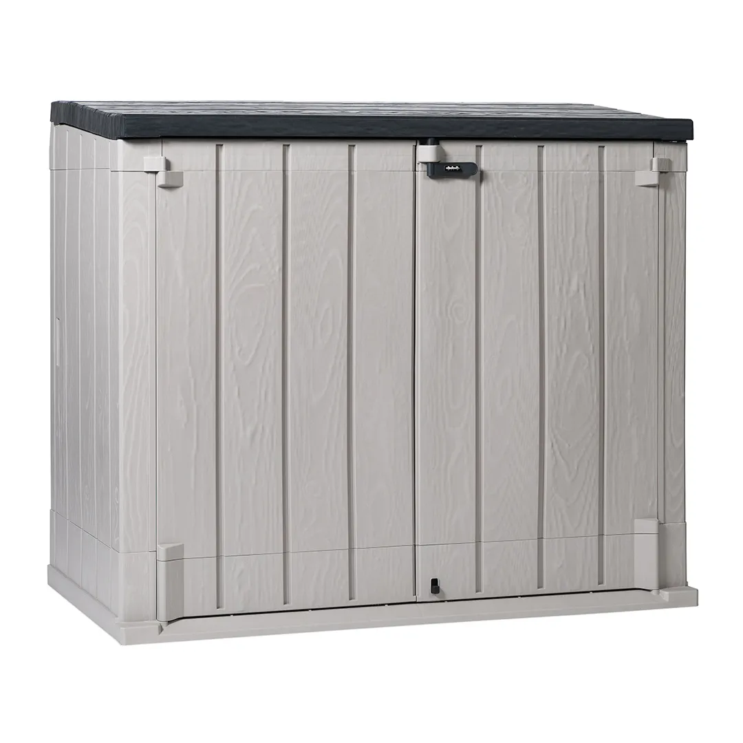 Gartenaufbewahrungsbox STORA WAY Plus XL in Anthrazit und Hellgrau, 1270 l