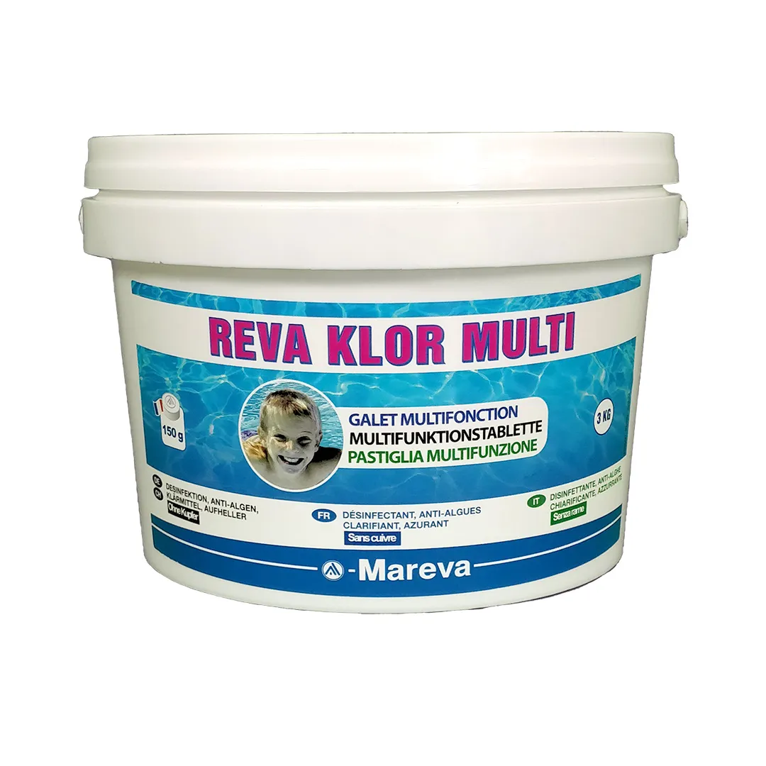 Chlore Multifonction Revaklor MAREVA Multi Galet 150 g 3 kg