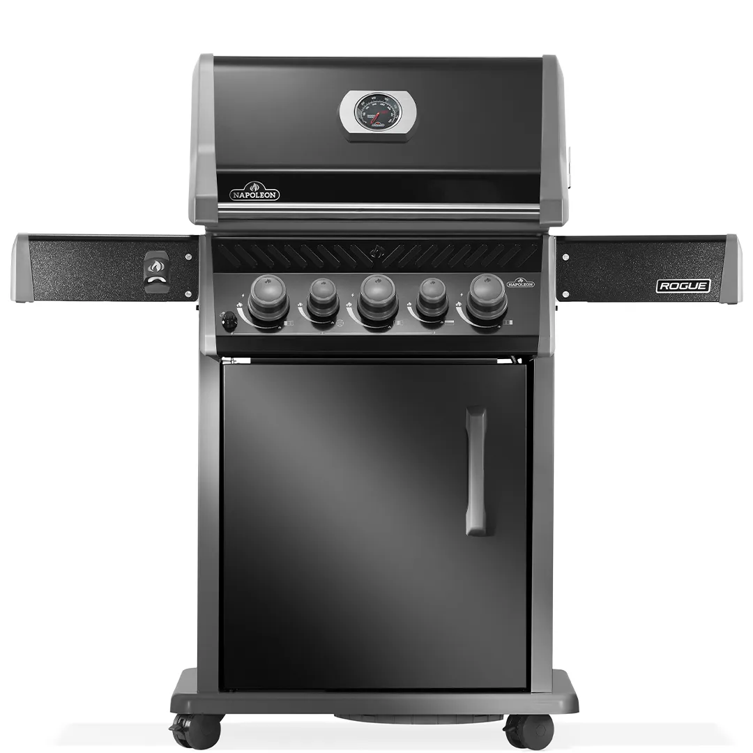 Barbecue gaz 3 brûleurs avec rôtissoire Napoleon Rogue 425 RSB 2 noir
