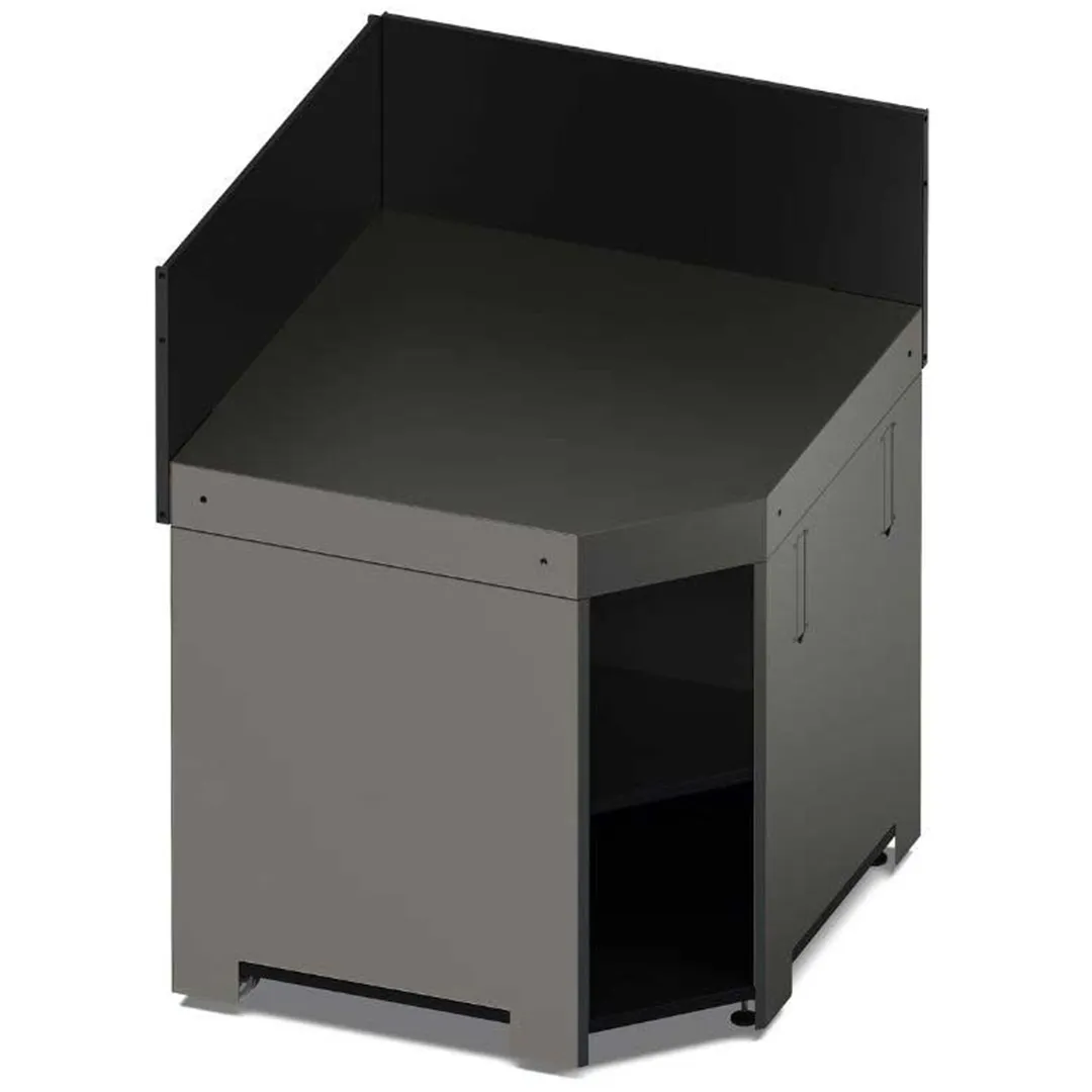 Meuble d'angle MODULO 80 Gris Cargo