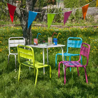 Gartenmbel Children fr Kinder - 1 Tisch und 4 Sthle
