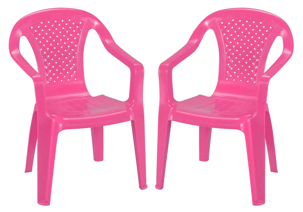 Lot de 2 chaises enfant CAMELIA fushia