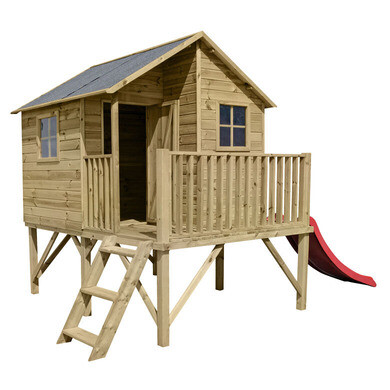 Cabane en bois, maisonnette pour enfants • LOOVE