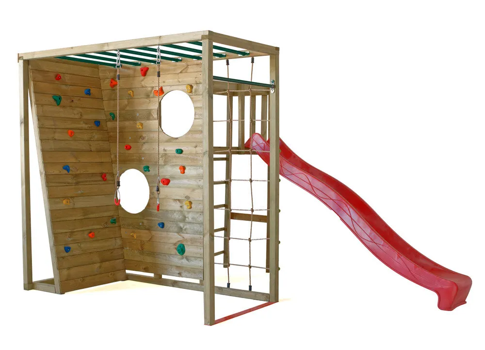 Spiel und Sportcenter Family Moov mit roter Rutsche