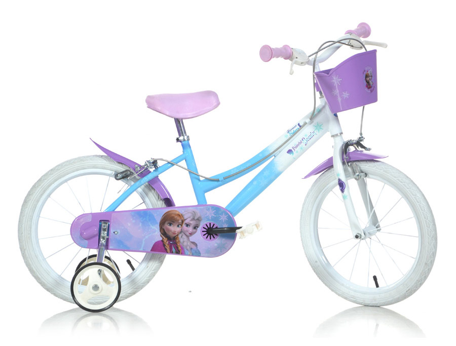 Vélo enfant Guizmax Velo 16 pouces la reine des neiges 5/7 ans  stabilisateur violet
