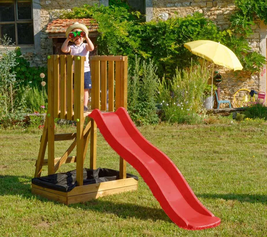 Toboggan Oogliss 90 glissiÃ¨re rouge