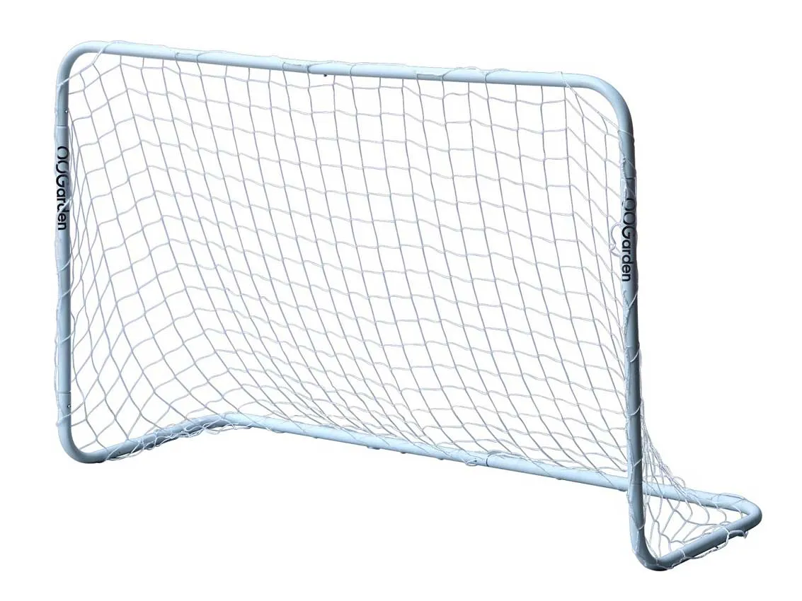 Lot de 2 buts de foot enfant acier 120 cm