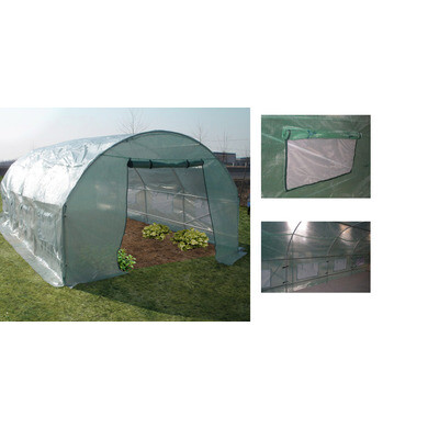 Serre de jardin tunnel 24 m² GALINA - hauteur 2 mètres - OOGarden