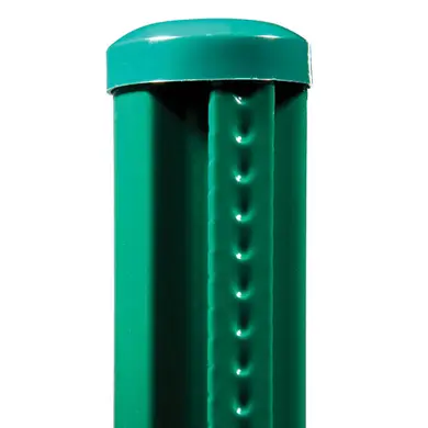 Lot de 10 poteaux pour panneau soudé. Longueur 2.30m et diamètre 48mm + 2 GRATUITS - OOGarden