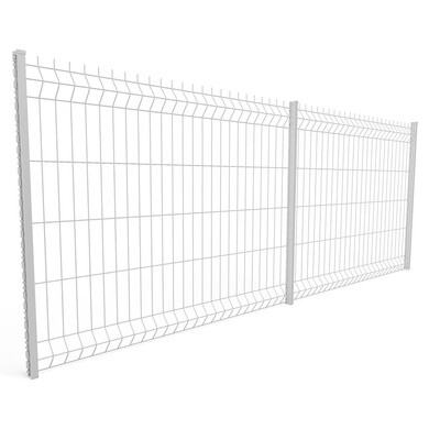 Kit 40m grillage rigide blanc | A sceller | Maille 200 x 55mm | H. 1 m - OOGarden