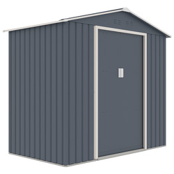 Abri de jardin métal 2.71m² Gris Anthracite - OOGarden