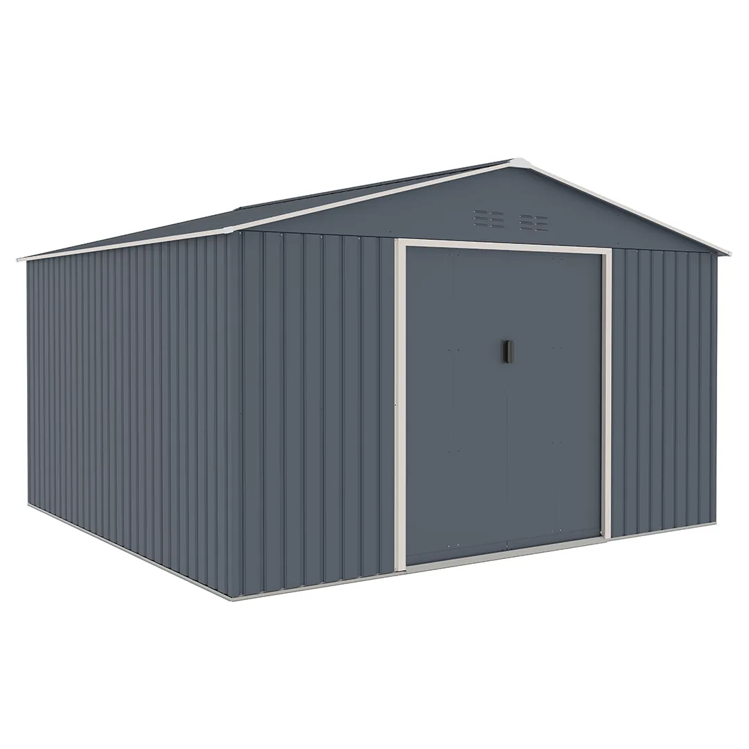 Abri de jardin mÃ©tal 10.85mÂ² Gris Anthracite