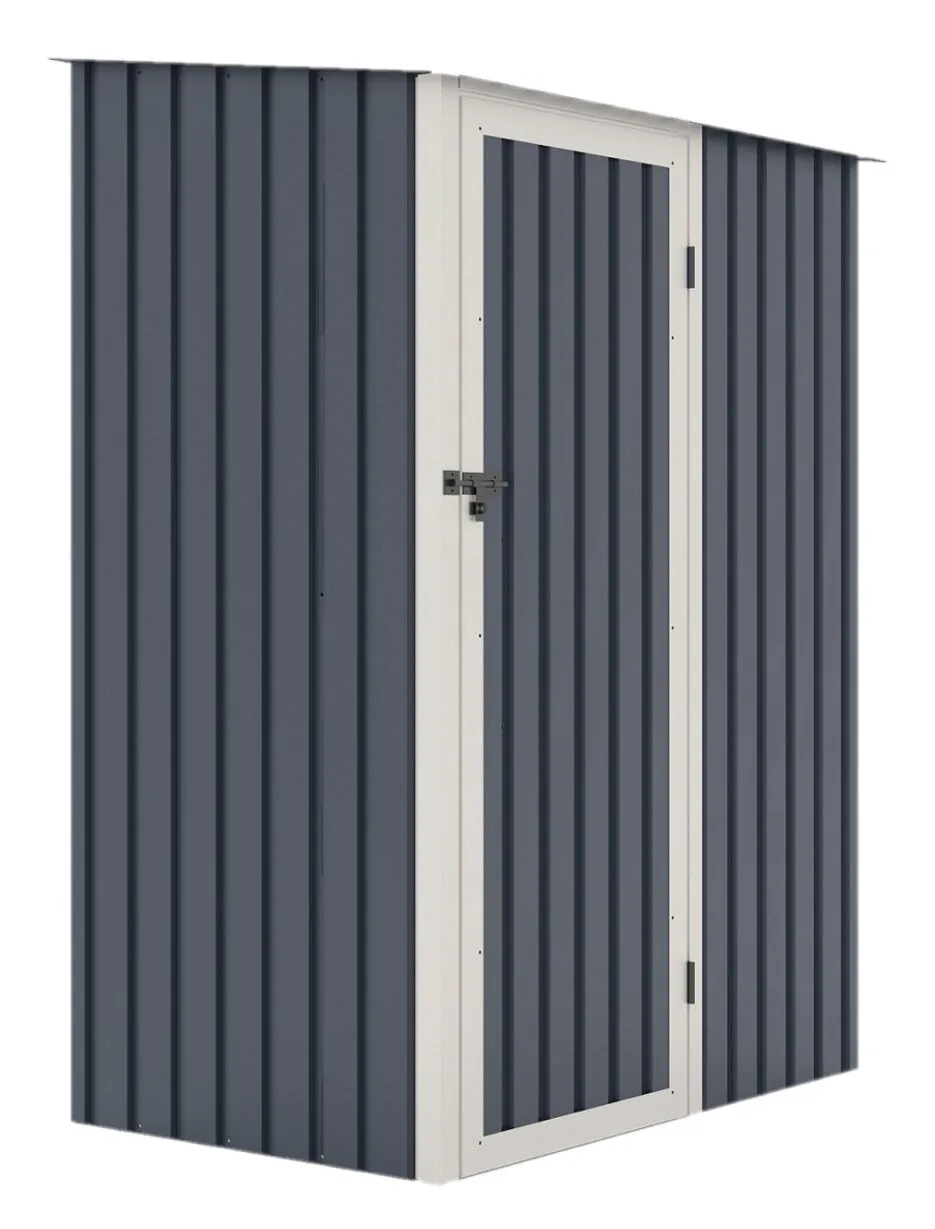 Abri de Jardin en Métal 1.3m² JOY Gris anthracite