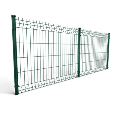 Clôture Jardin Métallique Verte Lun Fix - H1,5m L25m - Mailles 100x75mm - Acier