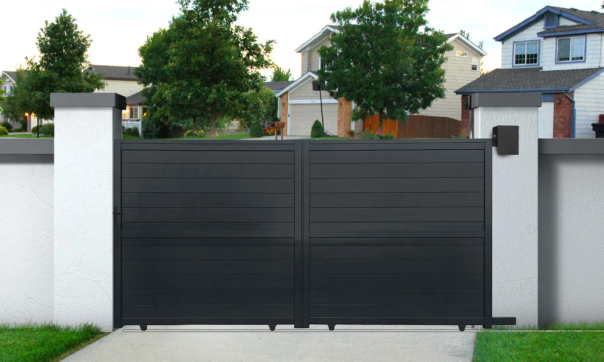 Portail aluminium coulissant 3,5m x H. 2m Gris Anthracite   MILDURA
