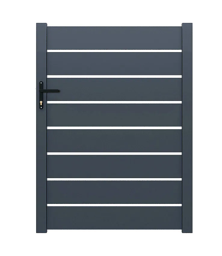 Portillon aluminium H. 1,80m   Gris Anthracite   EASYSIZE