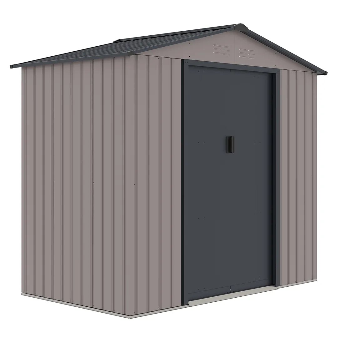 Abri de jardin mÃ©tal 2.71mÂ² Taupe