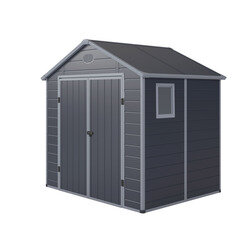 Abri de jardin résine 4,65m² - Anthracite - OOGarden