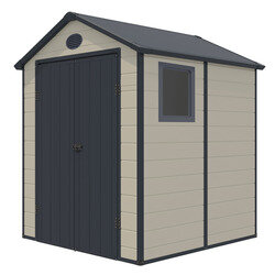 Abri de jardin résine 3,65m² - Beige - OOGarden