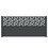Clôture aluminium pleine - Lg 2m x H. 95cm - A sceller - TRAPEZE - OOGarden