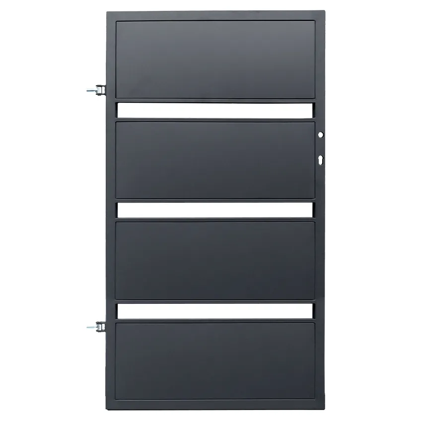 Portillon Acier galvanisÃ© LINA Gris   Hauteur 1m50