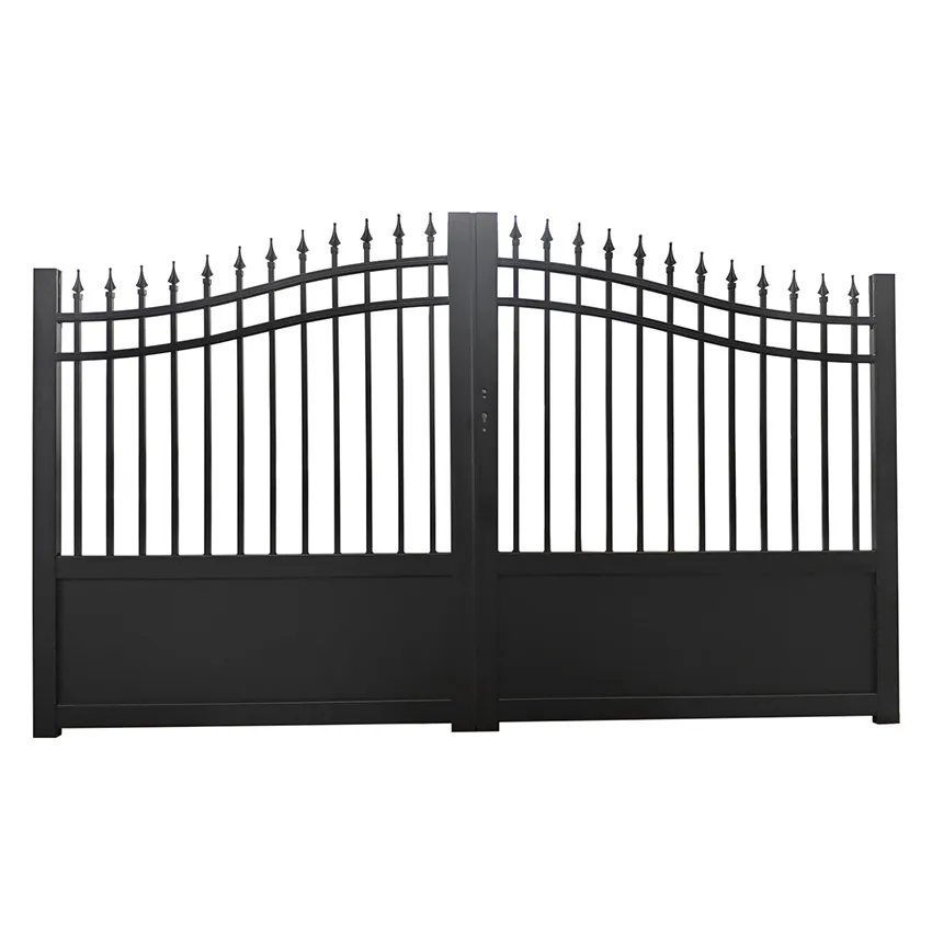 Portail aluminium battant 3m x H. 1,80m Noir   BROOME