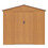 Abri de jardin métal 2,7m², Imitation bois - OOGarden