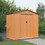 Abri de jardin métal 2,7m², Imitation bois - OOGarden