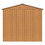Abri de jardin métal 2,7m², Imitation bois - OOGarden